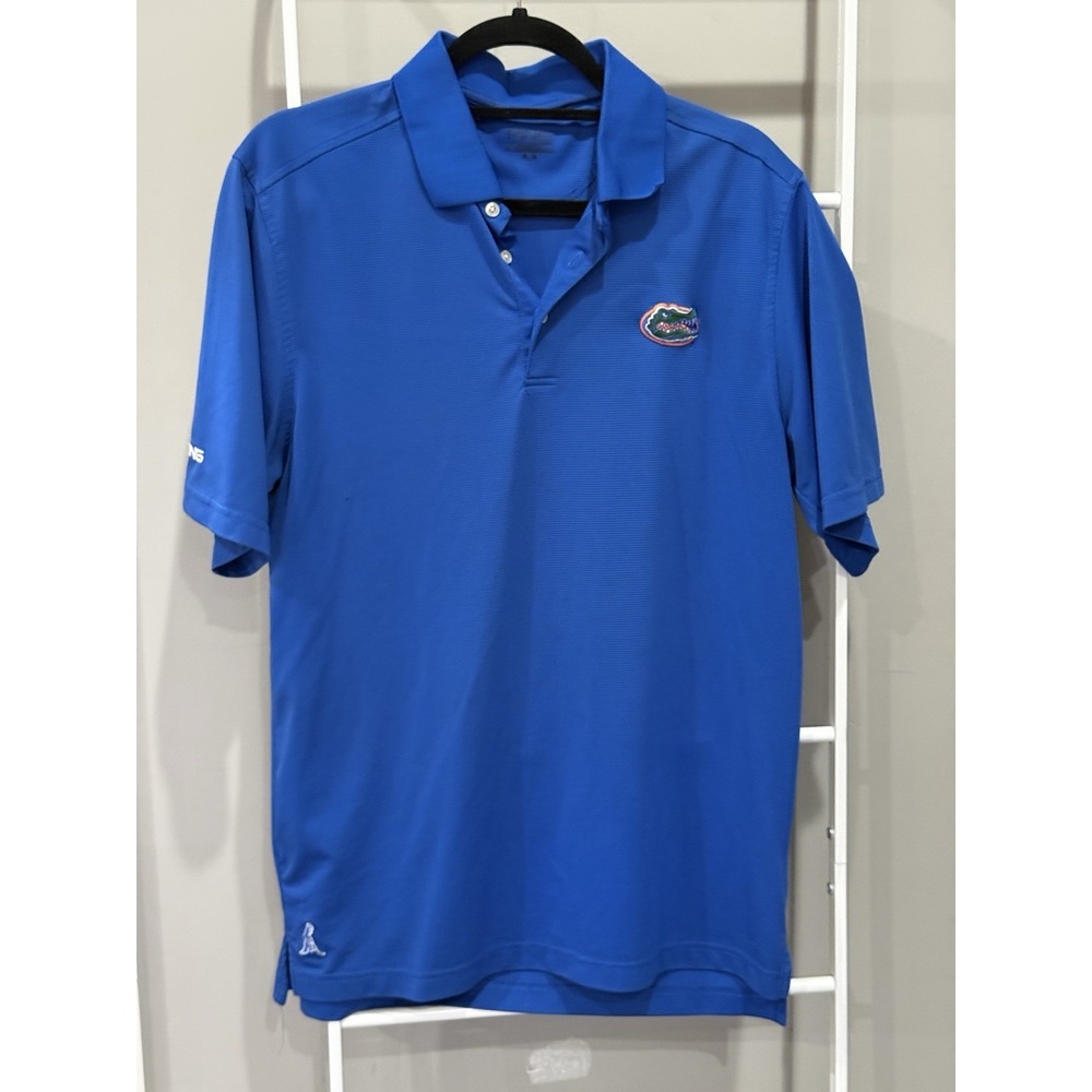 PING Florida Gators Men's Size M Performance Polo Golf Shirt Blue